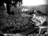 Relics of the stone pipeline laid in the time of Pontius Pilate to bring water to the Temple Area from Solomon`s Pools.